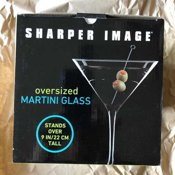 Sharper Image Oversized Martini Glass - Picture 5 of 5
